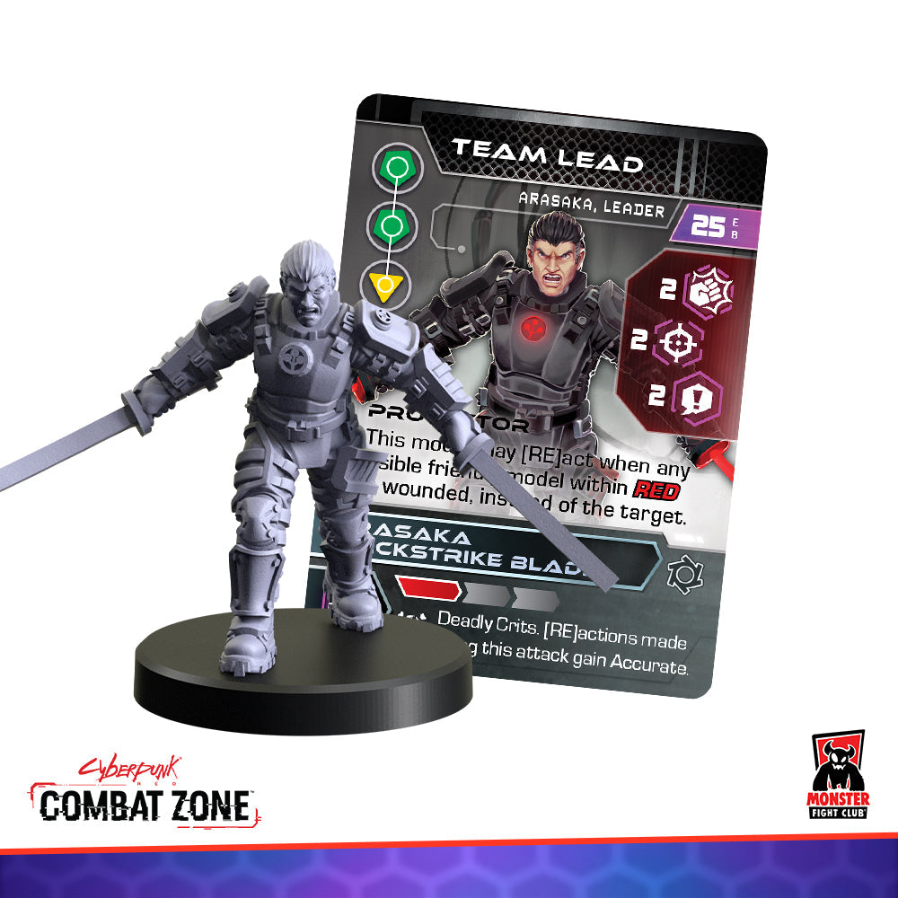 Cyberpunk Red Combat Zone: Arasaka Starter Gang (ONLINE ORDER ONLY)