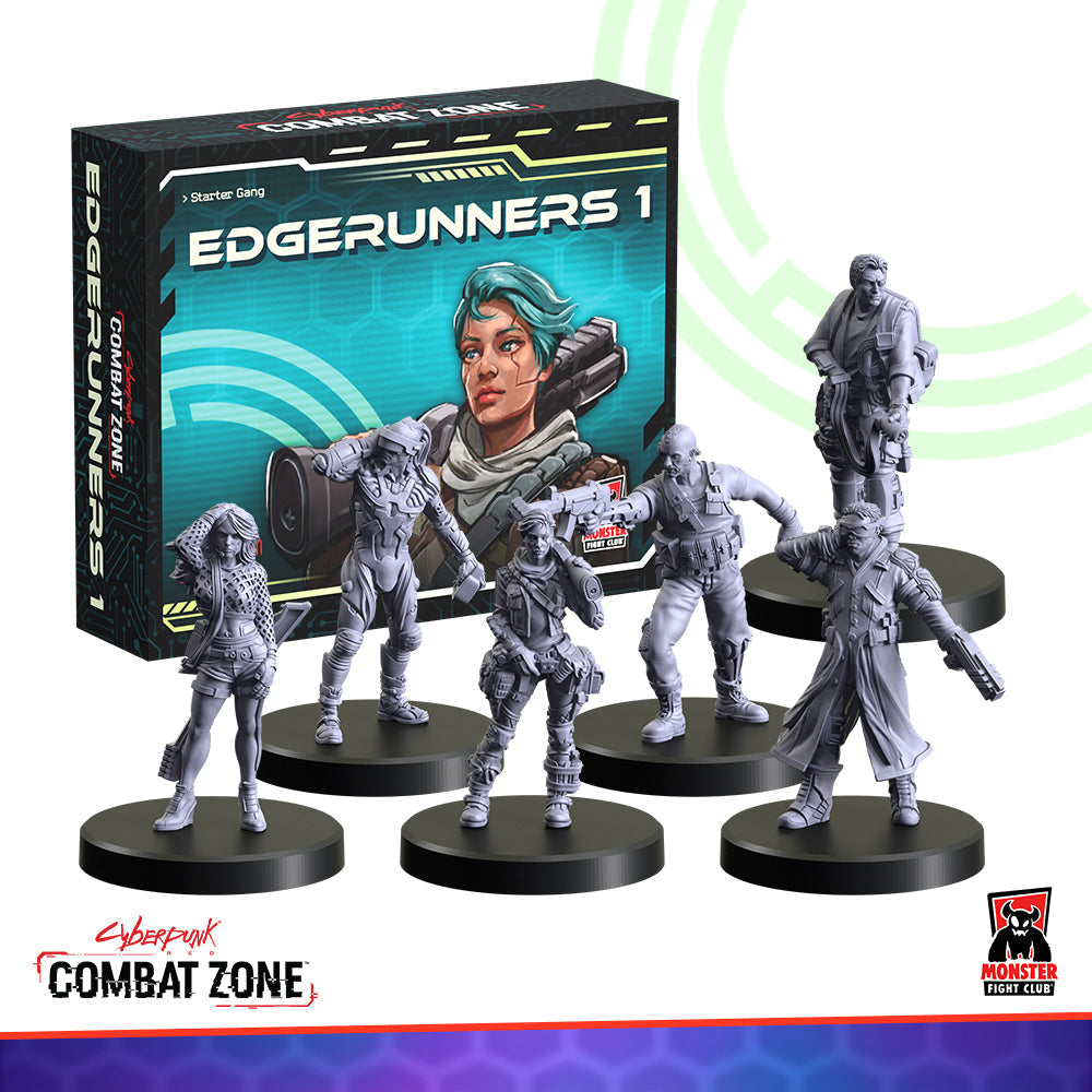 Cyberpunk Red Combat Zone: Edgerunners 1 Starter Gang (ONLINE ORDER ONLY)
