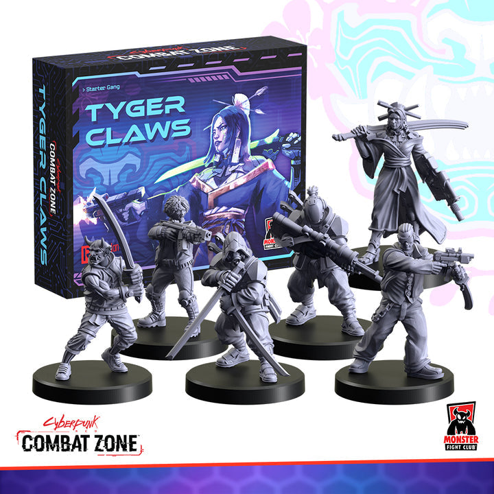 Cyberpunk Red Combat Zone: Tyger Claws Starter Gang (ONLINE ORDER ONLY)