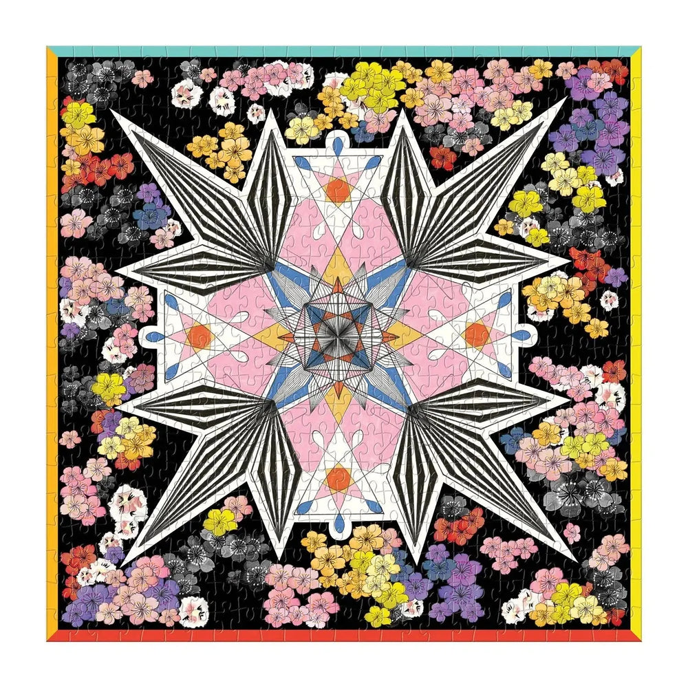 C. Lacroix Flowers Galaxy 500 Piece Double Sided Jigsaw Puzzle (ONLINE ORDER ONLY)