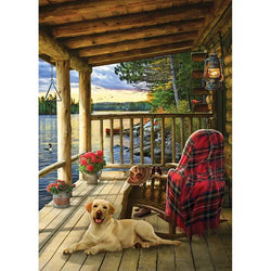 Cabin Porch 1000 Piece Jigsaw Puzzle Jack Pine (ONLINE ORDER ONLY)