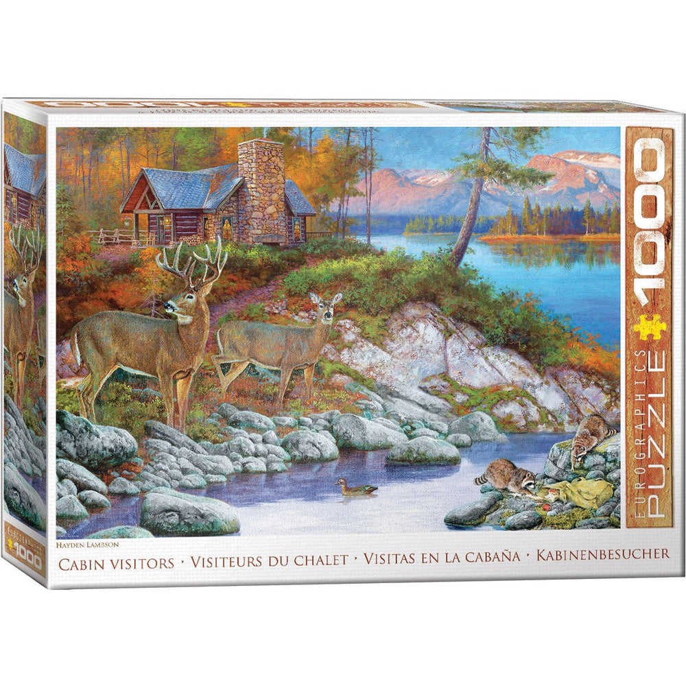 Cabin Visitors 1000 Piece Jigsaw Puzzle Eurographics (ONLINE ORDER ONLY)