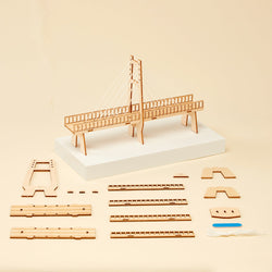 Cable-Stayed Bridge DIY Kit, Educational STEM Toy (ONLINE ORDER ONLY)