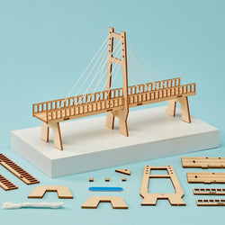 Cable-Stayed Bridge DIY Kit, Educational STEM Toy (ONLINE ORDER ONLY)