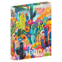 Cacti Land 1000 Piece Jigsaw Puzzle Enjoy