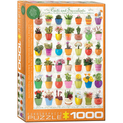 Cacti & Succulents 1000 Piece Jigsaw Puzzle Eurographics (ONLINE ORDER ONLY)