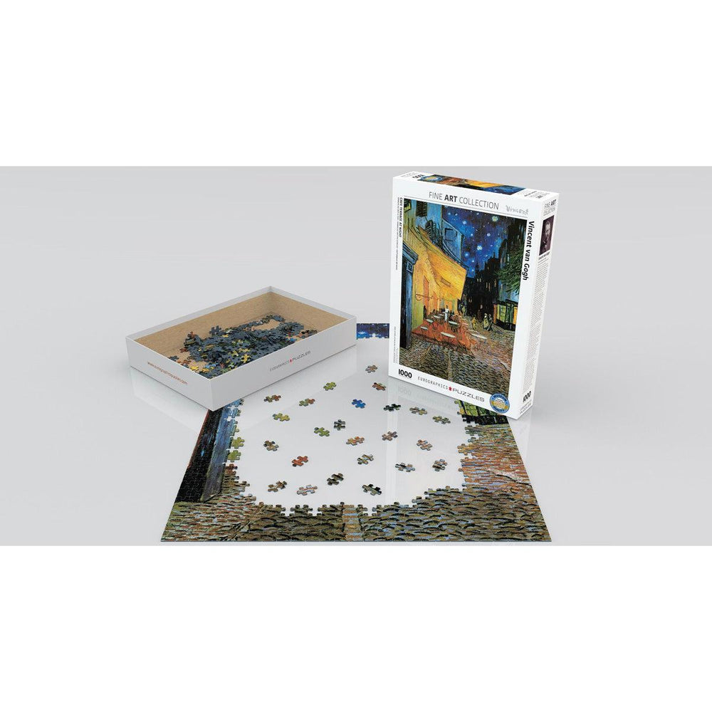 Café Terrace at Night 1000 Piece Jigsaw Puzzle Eurographics (ONLINE ORDER ONLY)