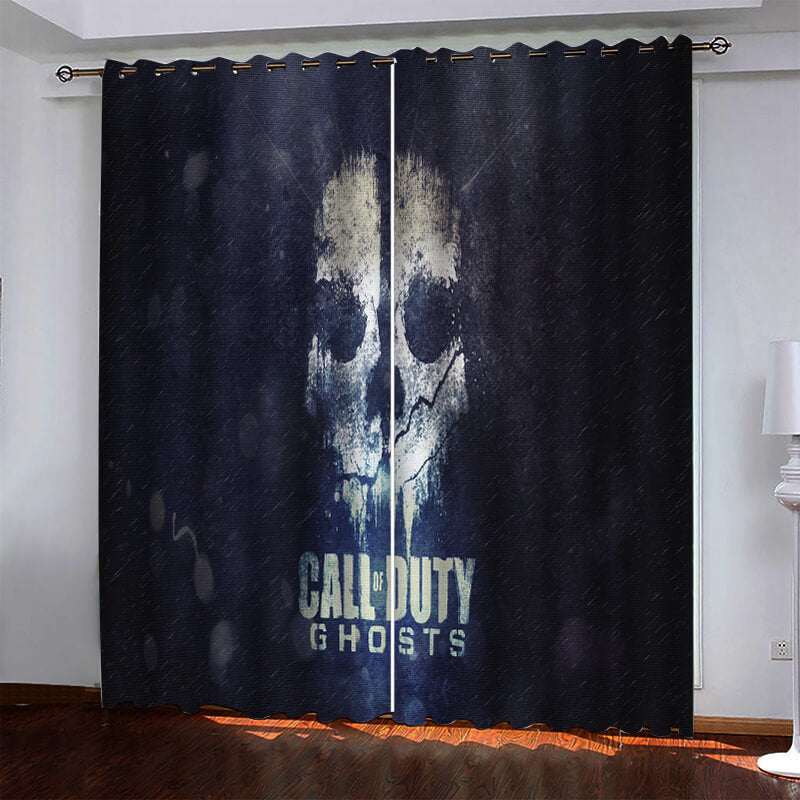 Call of Duty Pattern Curtains Blackout Window Drapes (Online Order Only)