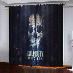 Call of Duty Pattern Curtains Blackout Window Drapes (Online Order Only)