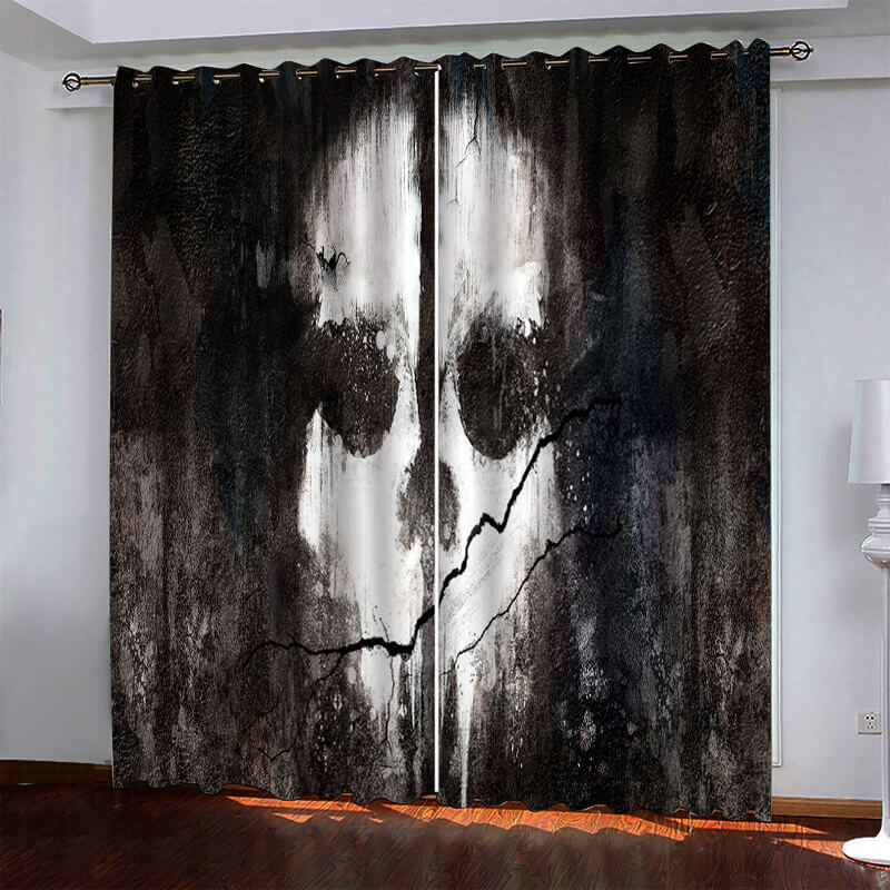 Call of Duty Pattern Curtains Blackout Window Drapes (Online Order Only)
