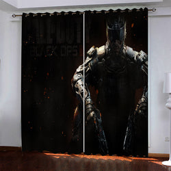 Call of Duty Pattern Curtains Blackout Window Drapes (Online Order Only)