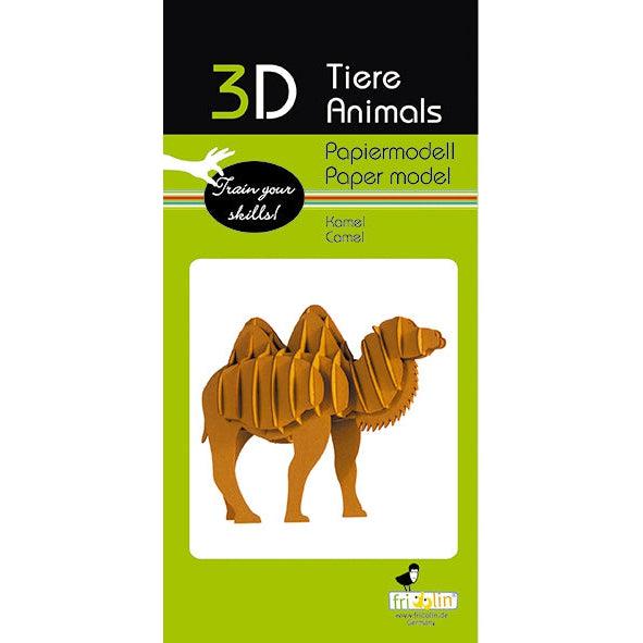 Camel 3D Cardboard Model Kit Fridolin (ONLINE ORDER ONLY)