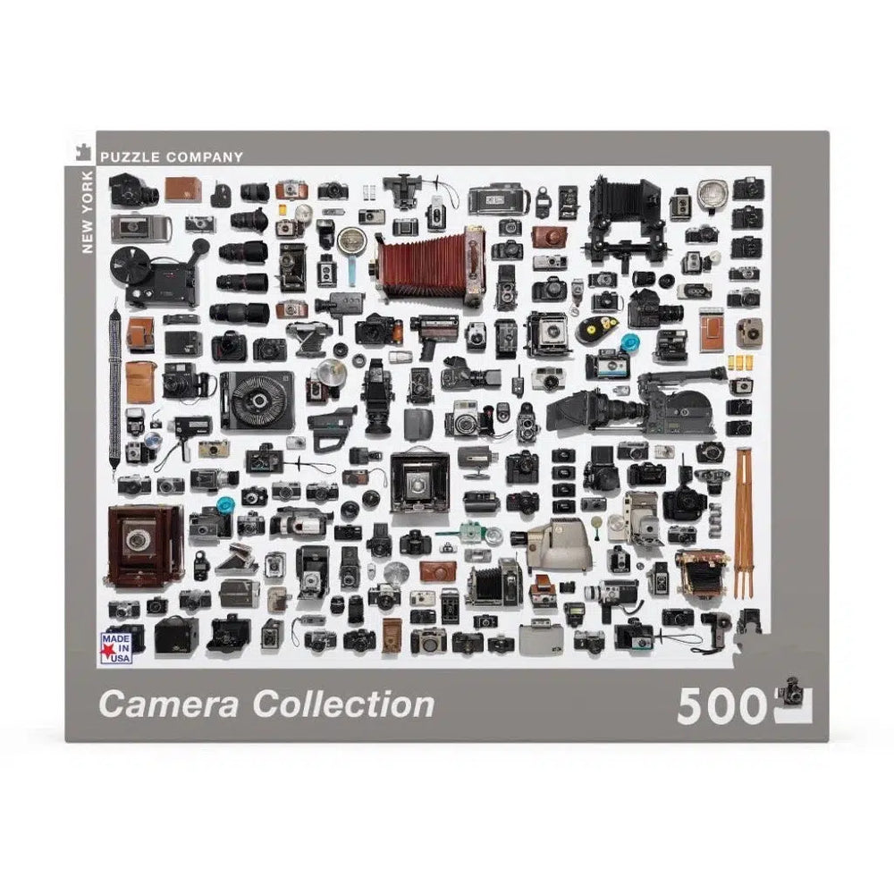 Camera Collection 500 Piece Jigsaw Puzzle NYPC (ONLINE ORDER ONLY)