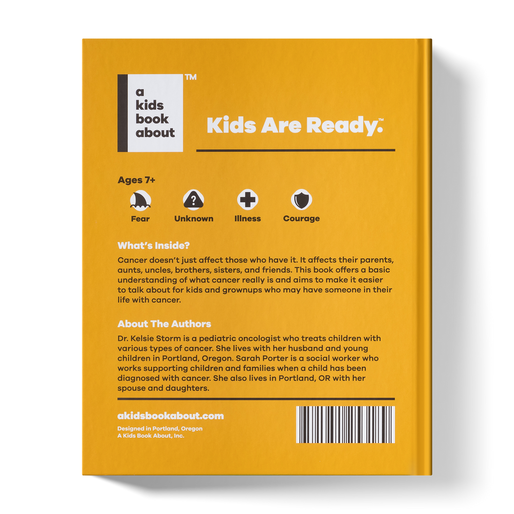 A Kids Book About Cancer (ONLINE ORDER ONLY)
