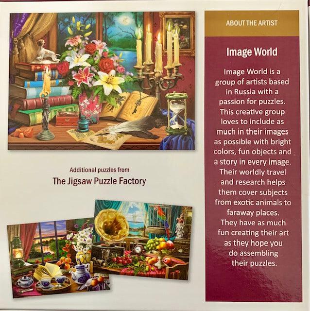 Candlelight Study Elegant Interiors 1000 Piece Jigsaw Puzzle Leap Year (ONLINE ORDER ONLY)