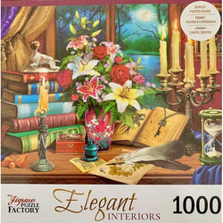 Candlelight Study Elegant Interiors 1000 Piece Jigsaw Puzzle Leap Year (ONLINE ORDER ONLY)
