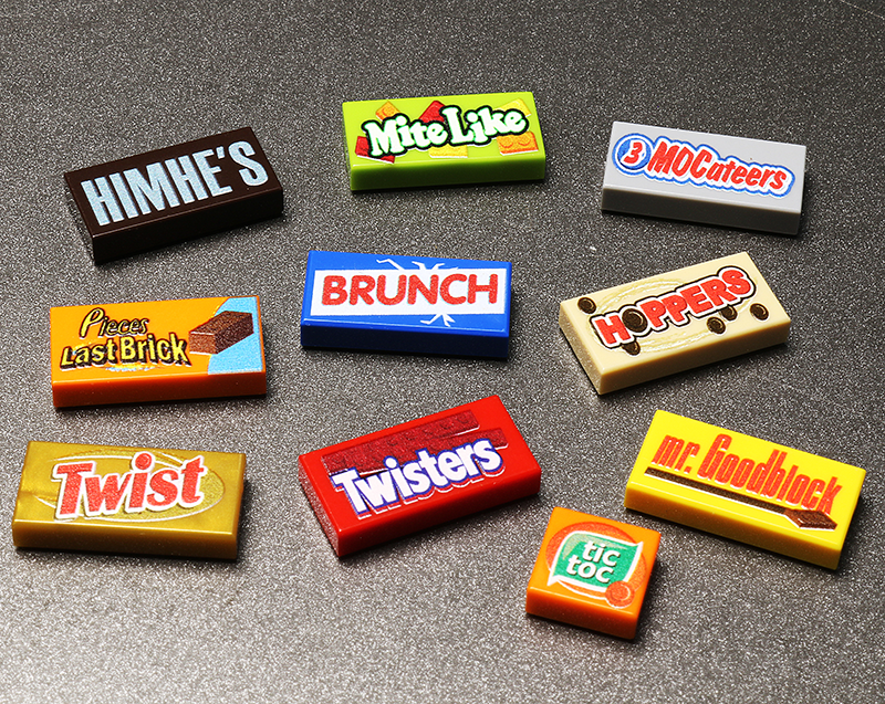 Candy Pack (Series 1) made using LEGO parts - B3 Customs (Online Order Only)