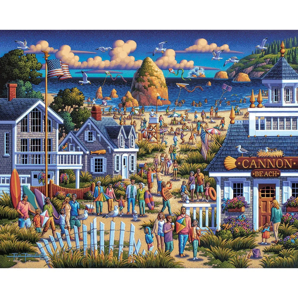 Cannon Beach 1000 Piece Jigsaw Puzzle Dowdle (ONLINE ORDER ONLY)