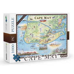 Cape May 1000 Piece Jigsaw Puzzle Xplorer Maps (ONLINE ORDER ONLY)