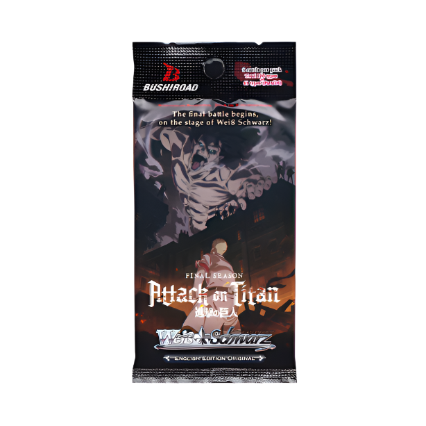 Attack on Titan: Final Season (AOT3) Booster Pack (ONLINE ORDER ONLY)