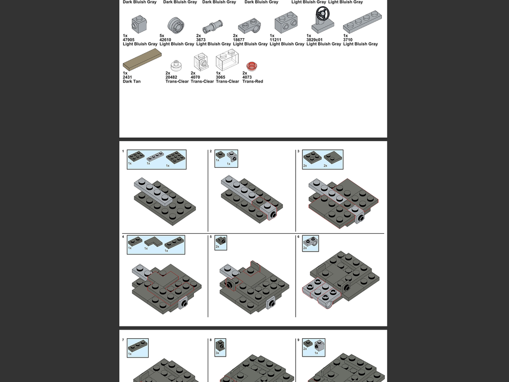 Willys Jeep - Instructions Only (ONLINE ORDER ONLY)