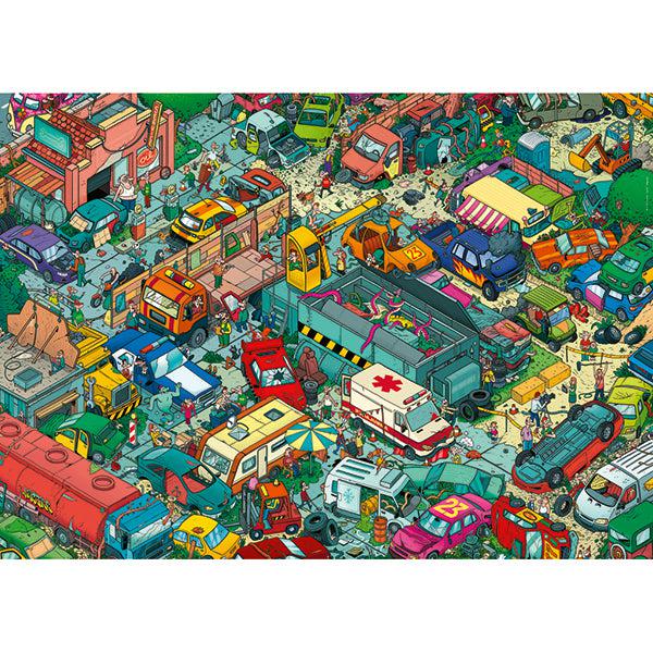 Car Cemetery 1000 Piece Jigsaw Puzzle Heye (ONLINE ORDER ONLY)