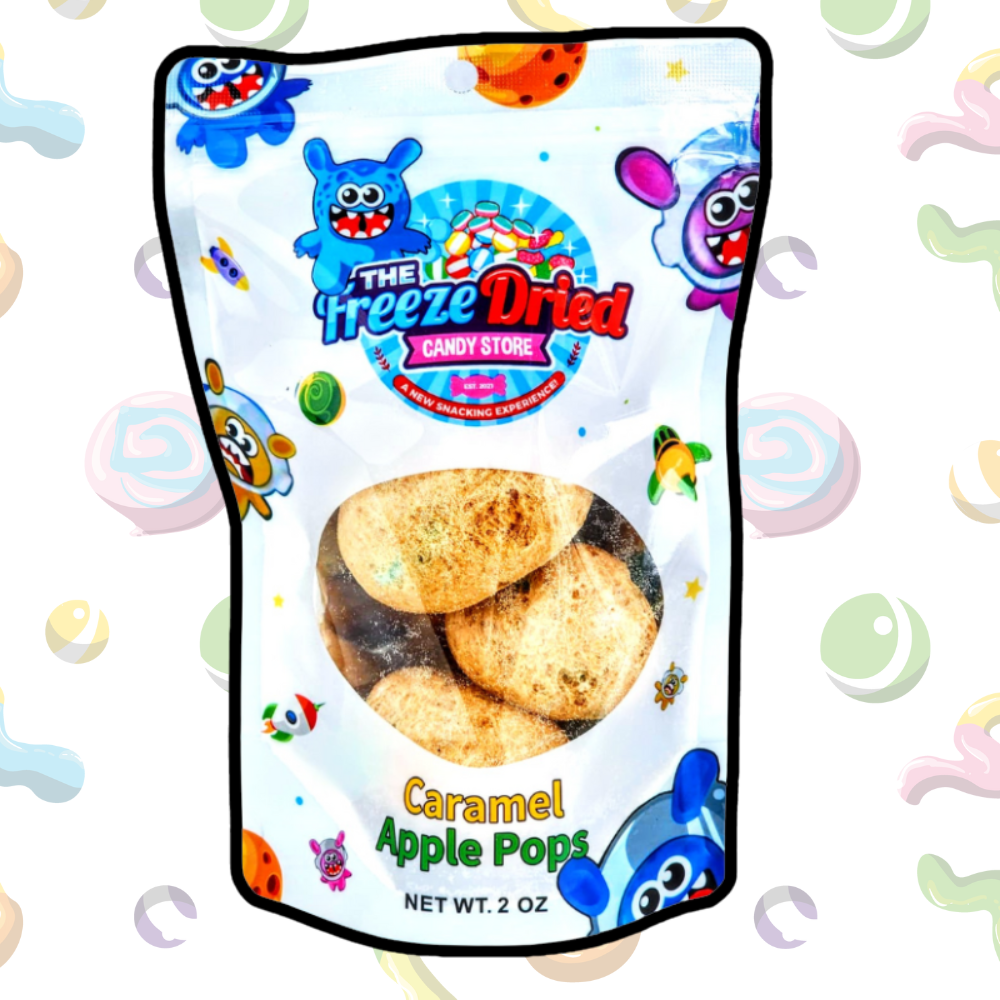 Freeze Dried Caramel Apple Pops (ONLINE ORDER ONLY)