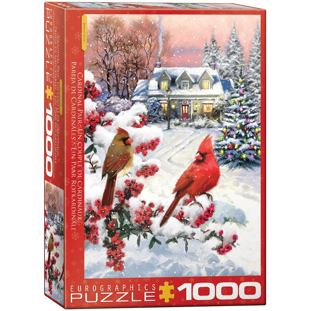 Cardinal Pair 1000 Piece Jigsaw Puzzle Eurographics (ONLINE ORDER ONLY)