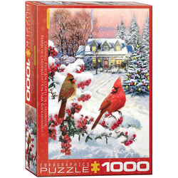 Cardinal Pair 1000 Piece Jigsaw Puzzle Eurographics (ONLINE ORDER ONLY)