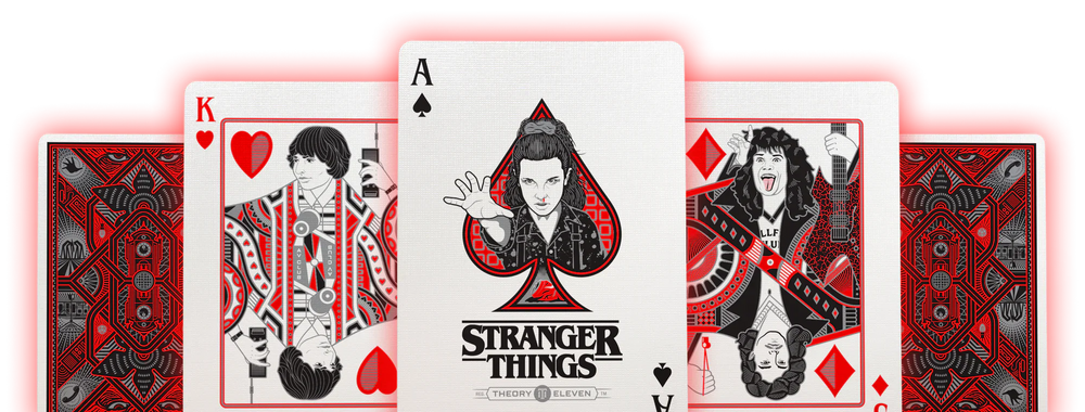 Stranger Things Playing Cards by theory11 (ONLINE ORDER ONLY)
