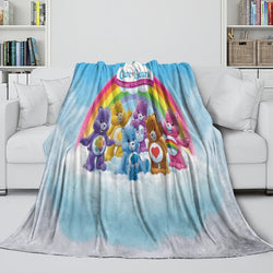 Care Bears Blanket Flannel Fleece Throw Room Decoration (Online Order Only)