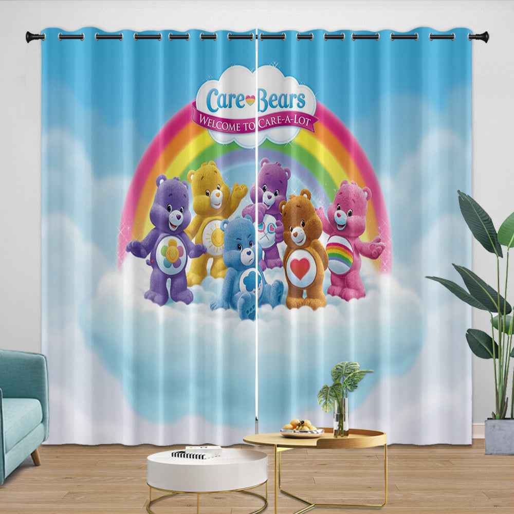 Care Bears Curtains Blackout Window Drapes Room Decoration (Online Order Only)
