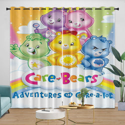 Care Bears Curtains Blackout Window Drapes Room Decoration (Online Order Only)