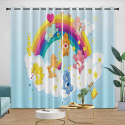 Care Bears Curtains Blackout Window Drapes Room Decoration (Online Order Only)