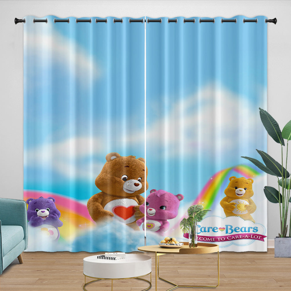Care Bears Curtains Blackout Window Drapes Room Decoration (Online Order Only)