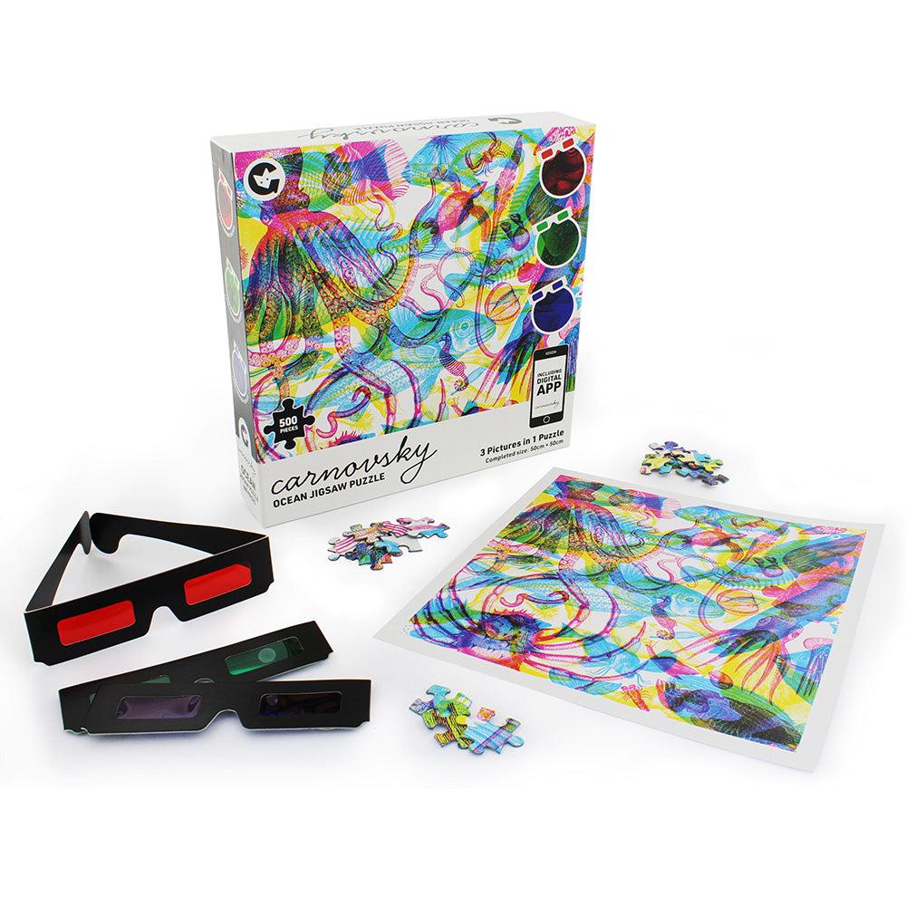 Carnovsky Ocean 500 Piece Jigsaw Puzzle Ginger Fox (ONLINE ORDER ONLY)