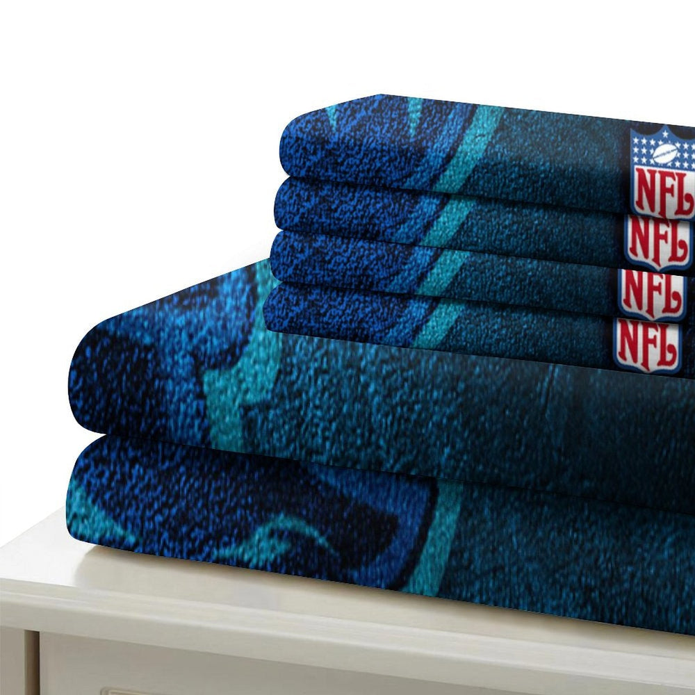Carolina Panthers Bedding Set Duvet Cover Without Filler (Online Order Only)