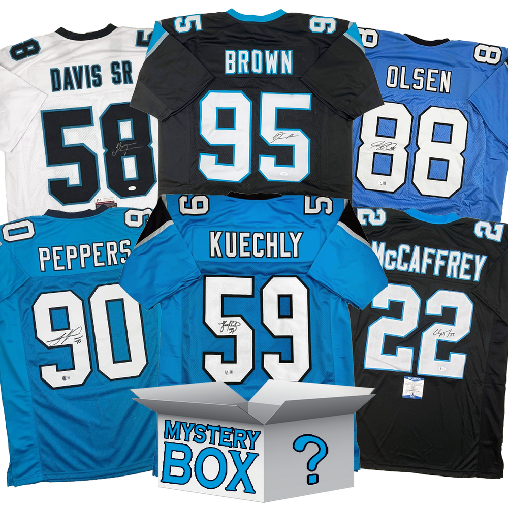 Autographed/Signed Carolina Football Jersey Mystery Box with PSA JSA or Beckett COA