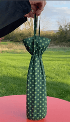 Large Reusable Fabric Wine Gift Bag | Snow & Stars (ONLINE ORDER ONLY)