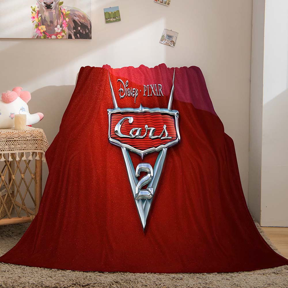 Cars Pattern Blanket Flannel Throw Room Decoration (Online Order Only)