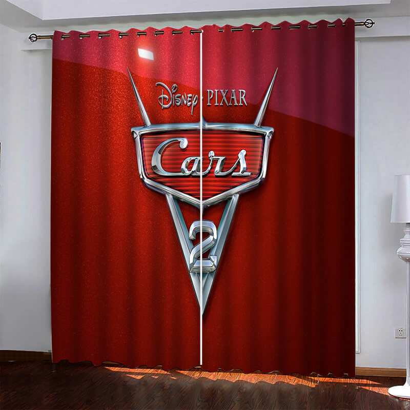 Cars Pattern Curtains Pattern Blackout Window Drapes (Online Order Only)