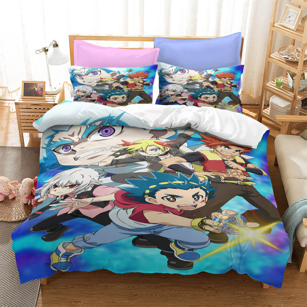 Cartoon Animation Cosplay Bedding Set Quilt Cover Without Filler (Online Order Only)