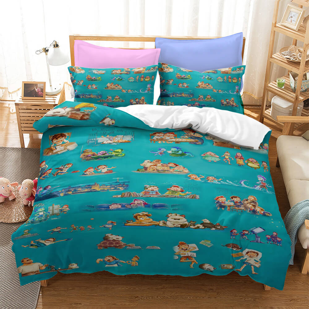 Cartoon Animation Cosplay Bedding Set Quilt Cover Without Filler (Online Order Only)