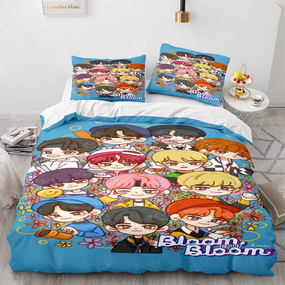 Cartoon BT21 Bedding Set Throw Quilt Duvet Covers Bedding Sets (Online Order Only)
