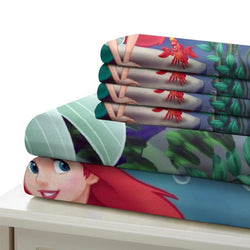 Cartoon The Little Mermaid Ariel Bedding Set Quilt Duvet Cover Without Filler (Online Order Only)