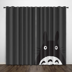 Cartoon Tonari no Totoro Curtains Pattern Blackout Window Drapes (Online Order Only)