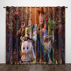 Cartoon Toy Story Curtains Pattern Blackout Window Drapes (Online Order Only)