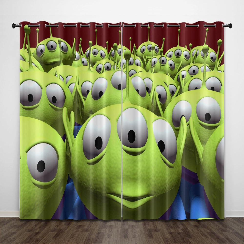 Cartoon Toy Story Curtains Pattern Blackout Window Drapes (Online Order Only)