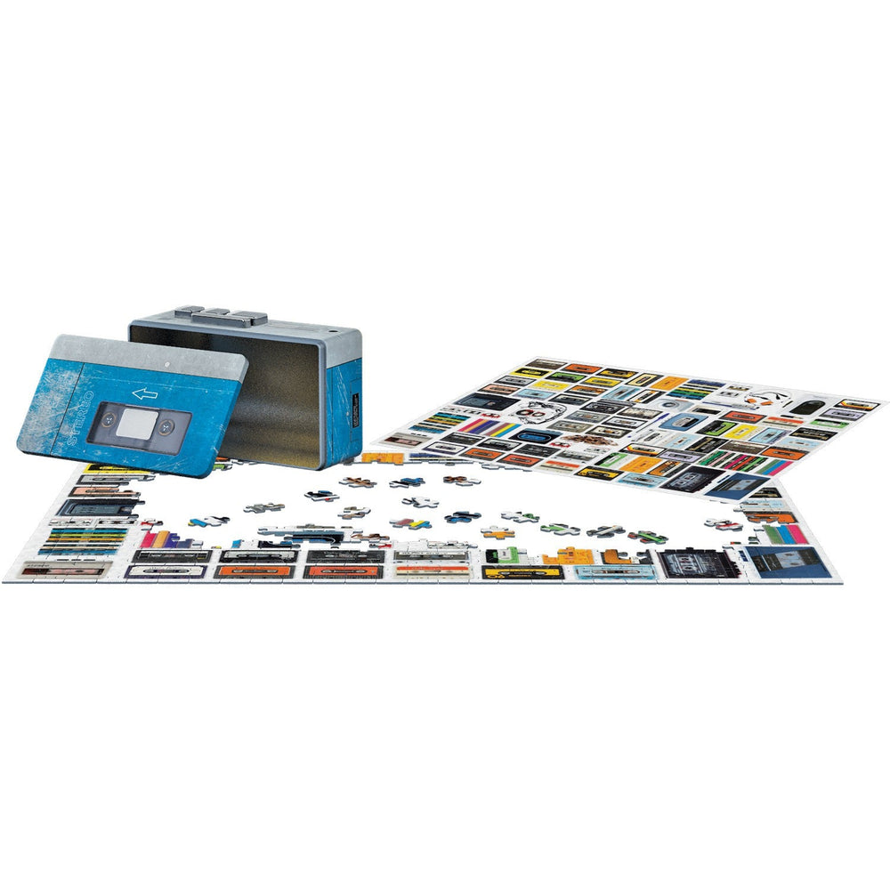 Cassette Player 550 Piece Jigsaw Puzzle in Tin Eurographics (ONLINE ORDER ONLY)