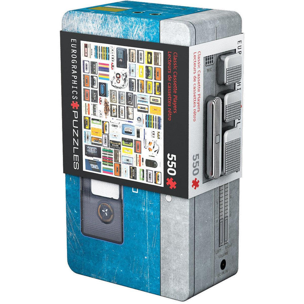 Cassette Player 550 Piece Jigsaw Puzzle in Tin Eurographics (ONLINE ORDER ONLY)